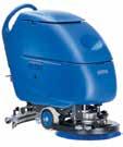 SCRUBTEC 553 - Medium scrubber/dryers Highly-productive medium-size walk-behind scrubber dryer 42 liters solution and recovery tanks Large access to recovery tank for cleaning and maintenance