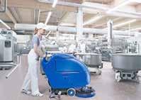 This highly productive scrubber dryer produces a fast return on investment and represent great value for money with in walk-behind scrubber dryers.
