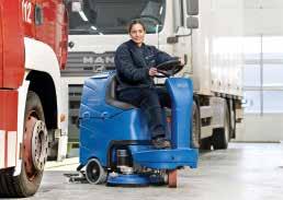 This range is our smallest ride on scrubber dryer. The units are compact and superbly manoeuvrable and meet the demand for providing productive and efficient cleaning.
