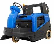 FLOORTEC R 985 - Ride-on sweepers w/ hydraulic dump NEW FLOORTEC R 985 is made for safer and more sustainable cleaning 25 30% increased sweeping performance with a worn main broom versus traditional