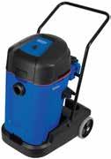 COMPACT SINGLEPHASE WET&DRY VACUUM CLEANERS All machines in the AERO 21, 26 & 31 range feature the Push&Clean semi-automatic filter cleaning system.