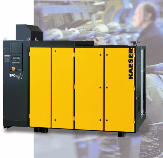 Rotary Screw Compressors with variable speed