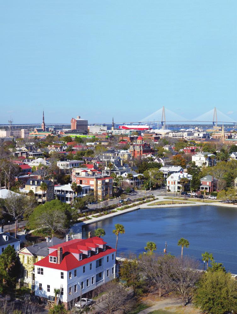 THE PERFECT CLASSROOM Charleston is one of the best places on the planet to teach good, walkable, mixed-use urban design, and our historic downtown campus puts students right in the heart of the