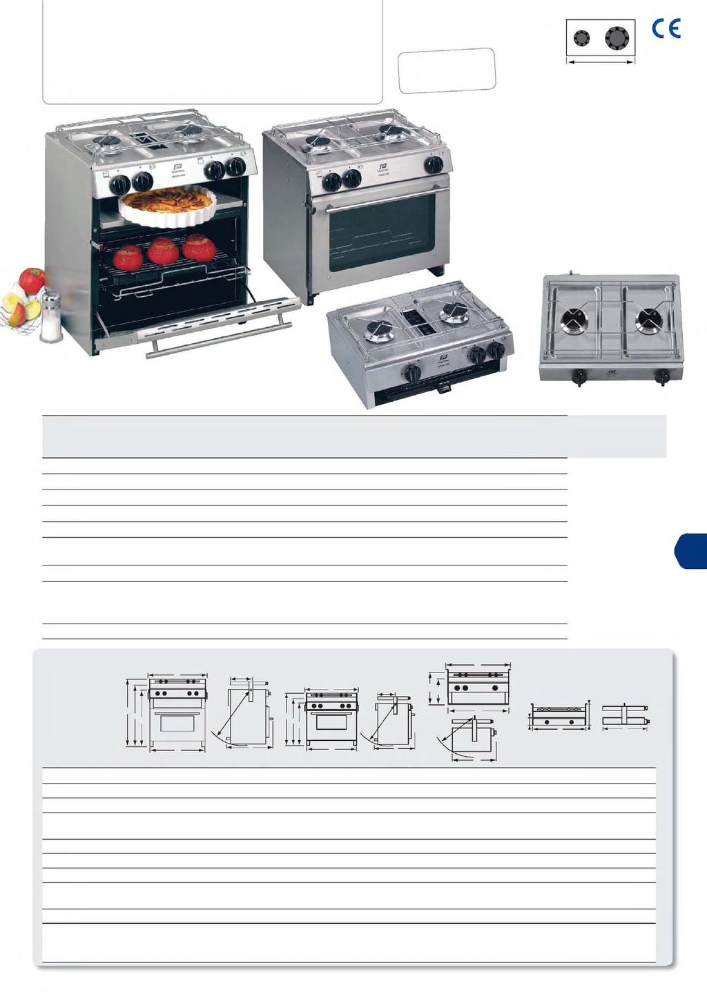 ookers & hobs : 4500 series Thermostat controlled oven.