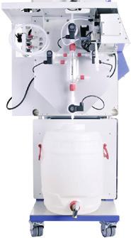 Laborota 20 automatic For automated 24-h destillation Large-scale evaporator designed for unattended use. The required solvent is automatically refilled and condensate continuously drained off.