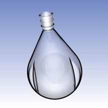 Rotary Evaporator Replacement Glassware 7 3994 Drying Flasks Pear shaped with side indents, neck joint Poly Coated, HEAVY WALL Joint Size, ml Buchi Part # Order Code Each 29/32 500mL 3994-110 116.