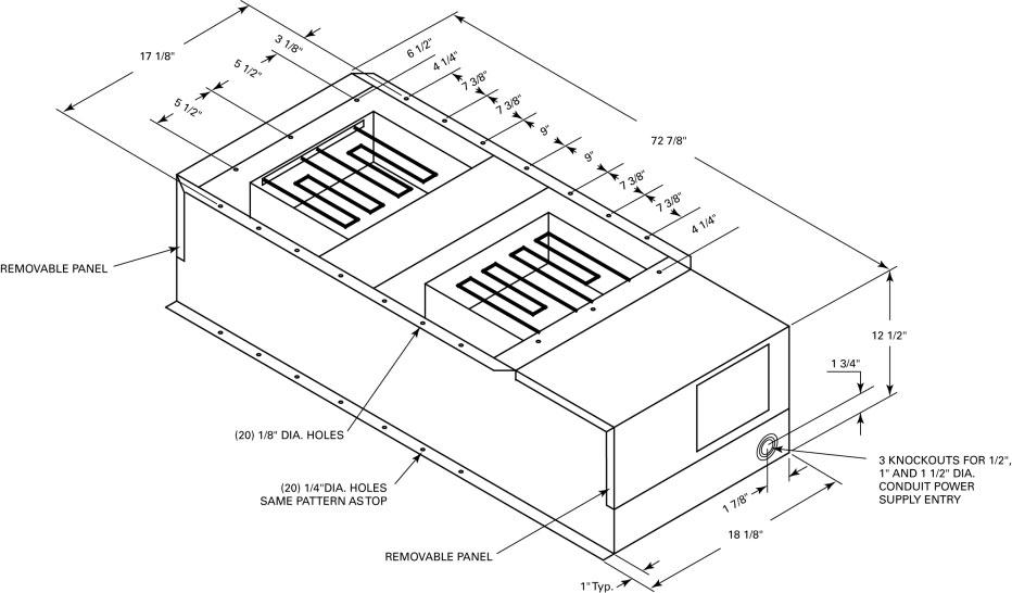 Dimensional Data Accessories Figure DD-10 Electric Heater