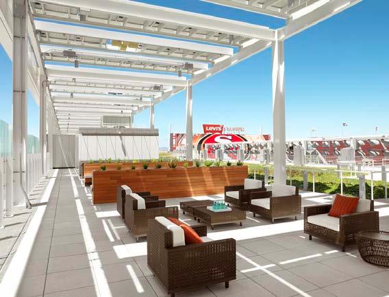 Photo: Green Roof, Alise O Brien FSC-certified products are a key component of the expression and innovation of the Citrix Owners Club at Levi s Stadium.