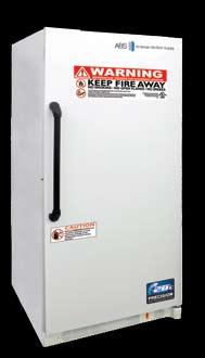 8 158 198 ABT-RFC-30M 25 / 5 Manual +4/-20 1/1 3 Adjustable Refrigerator 35 35 3/4 72 1/3 7 343 383 GENERAL PURPOSE FREEZERS Hazardous Location ABS Model Cu. Ft Defrost Temp EXT.