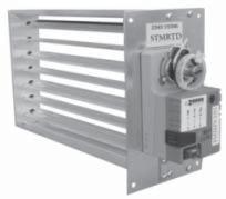 ZONE DMPERS The rectangular zone dampers are available in either medium pressure or heavy duty. For systems under 6 tons, use medium pressure dampers, (part # WSTMRTDX size).