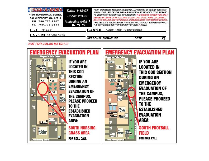 Evacuation (page 2) 5.