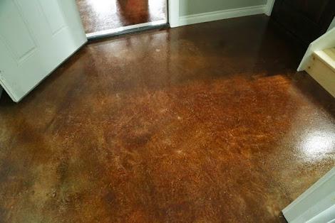 Finished and fine, smooth and easy to clean. We spent a total of about $300 on 700 square feet, and are very happy with the results!