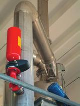 dedusting equipment Back pressure flap valve for dust-free