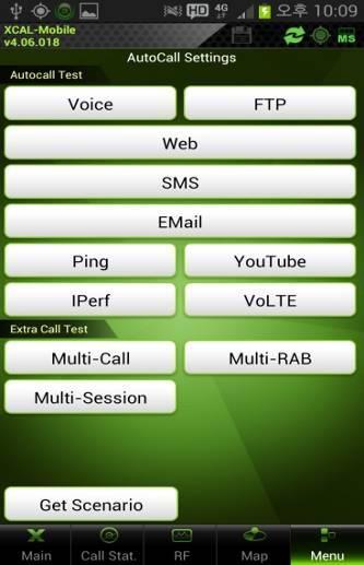 Chapter 7. Performing AutoCall Test Creating AutoCall Scenario (For Single Call Test) Before you start AutoCall test, you need to pre-configure AutoCall scenario (script).