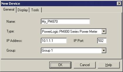 PM800 series Power Meter ION Setup device configuration guide PM800 series Meter Setup Before using ION Setup, make sure all the communications settings for the PM800 series meter have been