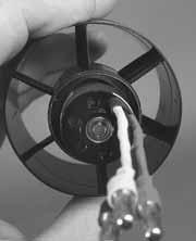 Installing a Brushless Motor If installing a 24mm brushless motor, the three alignment guides inside the fan housing must be trimmed prior to