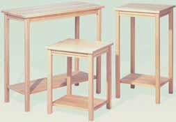 Side Tables 445W These attractive, versatile tables have a style that can be used in nearly any
