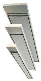 HIGH TEMPERATURE CEILING HEATERS S18-PLUS 1800W 230V Radiant Heating Panel 1500x250x60 IP X4 Ceiling / 270.