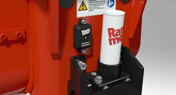 products. Ramlube II The Ramlube II greasing device can be installed to all Large Range hammers.