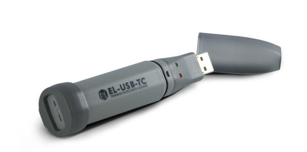EL-USB-TC Thermocouple Data Logger C, F Logging Rate (1s, 10s, 1m, 5m, 30m, 1hr, 6hr, 12hr) Range of Logging Modes available 1 sample every second 9 hours 1 sample every 10 seconds 90 hours 1 sample