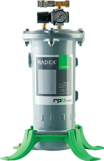 OTHER PRODUCTS AIRLINE FILTRATION The RPB RADEX AIRLINE FILTER offers increased capacity, versatility and filtration.