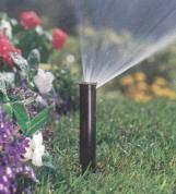 Water cycling may be necessary to avoid run off when using sprinklers.