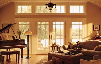 TRADITIONAL STYLE Frenchwood HINGED PATIO DOORS French doors are steeped in tradition and ours is no exception with traditional wide board stile and rail construction featuring mortise-andtenon