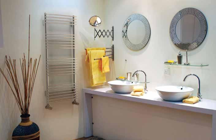 Pearl 32 PEARL Designed to make a statement in any bathroom or cloakroom, the Pearl is a contemporary, stand-out towel warmer with stylish, horizontal tubes.