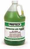 PROTECH COIL CLEANERS 85-EC01 Enviro-Safe Coil Cleaner No foaming action only attacks dirt build-up, not metal Environmentally safe cleans without damage to environment, personnel, or equipment