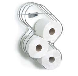 118 x 90 x 90mm 607710 Chrome Spare toilet roll holder