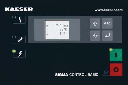 SXC Series KAESER quality in every detail Energy saving Sigma