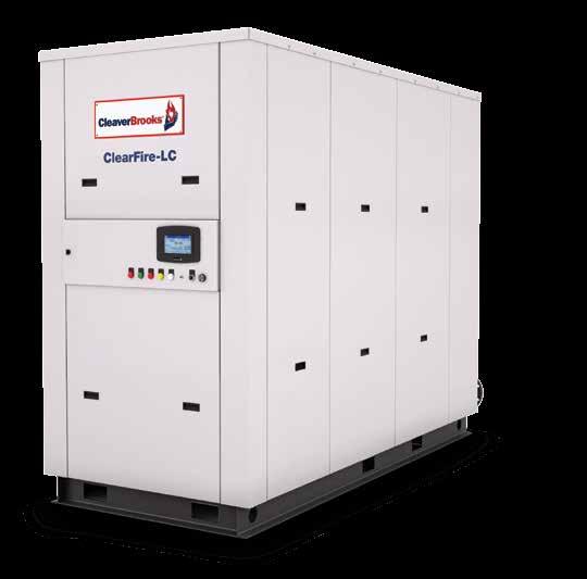 Total Integration in a small footprint with unprecedented power for hydronic applications Cleaver-Brooks has raised the bar and changed the game in condensing boilers with the new ClearFire LC boiler
