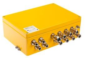 Available with a wide variety of components such as switches, contactors and relays, which can be mounted into flameproof