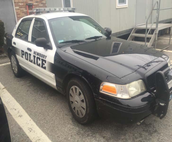 Officers assigned to Newbury Police Department marked patrol units are tasked with