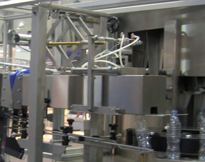 Pivot sections are a necessity when transferring bottles of different sizes from air conveyor to filler or labelling machine or leak tester just to name the most common