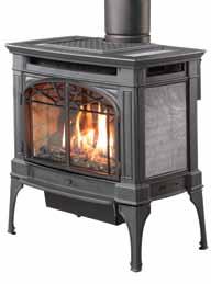 Berkshire Cast Iron Gas Stoves The Berkshire gas stove gives you the option of a complete cast iron stove or one with your choice of