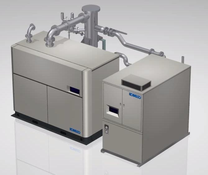 Steam-generating heat pump SGH 165 model, Kobe Steel, Ltd. Supply 0.