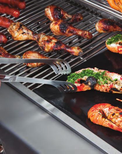The individual controls give you precise heat control, allowing you to set your BBQ to the perfect temperature.