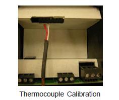 Thermocouple Calibration Installation requires configuration for the specific thermocouple used.