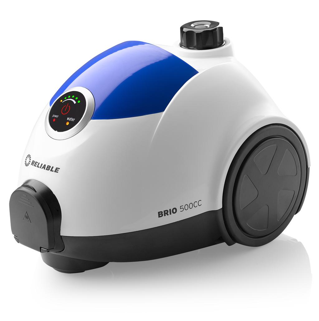 BRIO 500CC STEAM CLEANING SYSTEM WITH CSS AND EMC2 MORE POWER = MORE STEAM The Brio 500CC packs a serious punch. With 5 bar working pressure, the 500CC makes quick work of dirt, grime and germs.