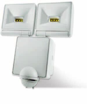 140 PIR detector (pan only) within adjustable 180 range and 10m Lux (light level) adjustment Day to