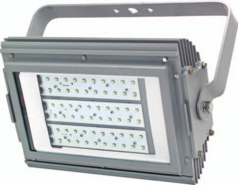 ARRAN Ex n LED FLOODLIGHT 1 The Arran LED floodlight range is low energy with an instant on output and 80,000 maintenance free hours to L70 (70% initial lumens).