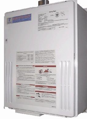 T-M1 Instantaneous Water Heater Installation Manual and Owner s Guide WARNING This product must be installed and serviced by a licensed plumber, a licensed gas