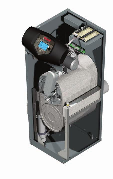 Fully Modulating Burner with 5:1 Turndown The SMART SYSTEM allows fully modulating combustion with 5:1 turndown.