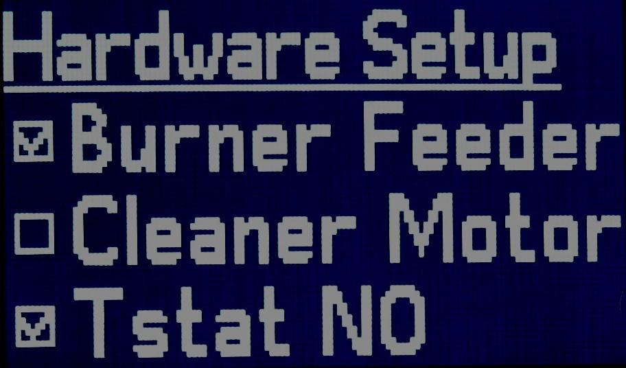 Automatic clean up - Auto Clean Setup adjust the number of intermediate automatic cleanings for twenty four hours (Clean Count) and the start time of one of them