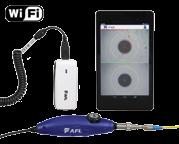 FOCIS WiFi PRO enables mobile workers to complete remote fiber optic connector inspection tasks while remaining connected to coworkers and managers.