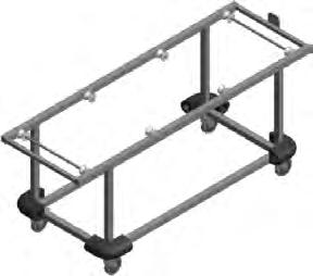 designed to add additional roller shafts assemblies and bearers to extend the racking to