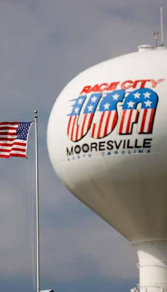 12 A LOOK AT MOORESVILLE Economic Development Mooresville s location, quality of life, school systems and existing business clusters are what give our Town a robust economy making it a desirable