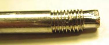 Appendix 2 Connection rod of Gamma Lag Screw Driver: damaged and squeezed thread As above As above