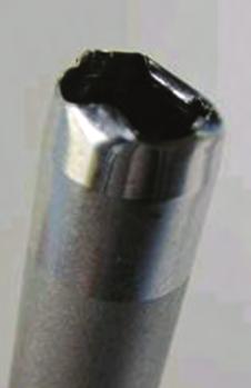 Sleeve: dents on the sleeve tip Drill